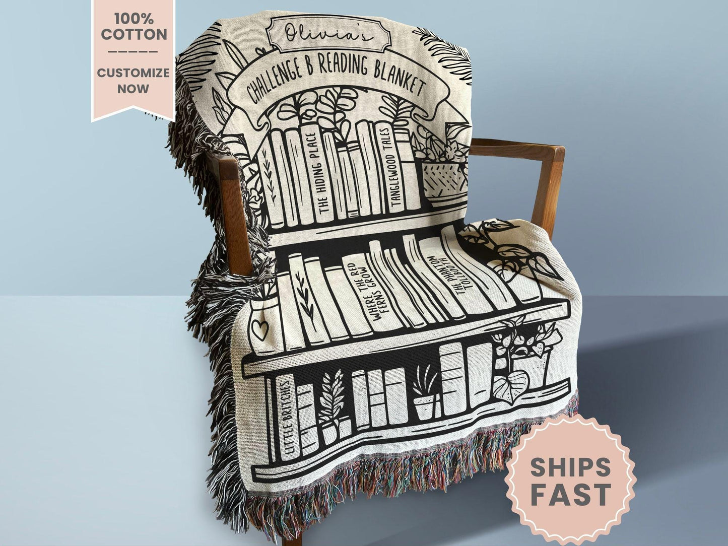 Challenge B Reading Woven Blanket
Gift For CC Challenge B Director Keepsake Blanket
CC Tutor Woven Throw Homeschool Blanket