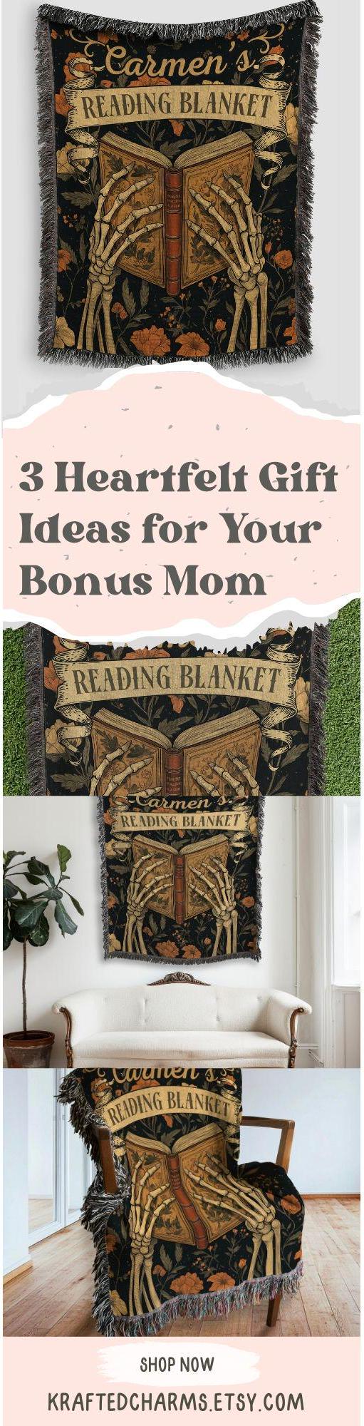 Personalized Book Lovers Reading Woven Blanket Gift For Book Lover Tapestry Birthday Gift Book Lover Woven Throw Reading Keepsake Blanket