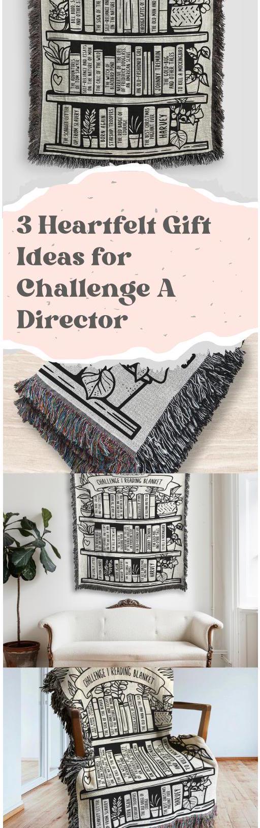 Personalized CC Challenge I Woven Blanket For Challenge I Director Throw Gift Challenge 1 Director Blanket CC Challenge I Reading Blanket