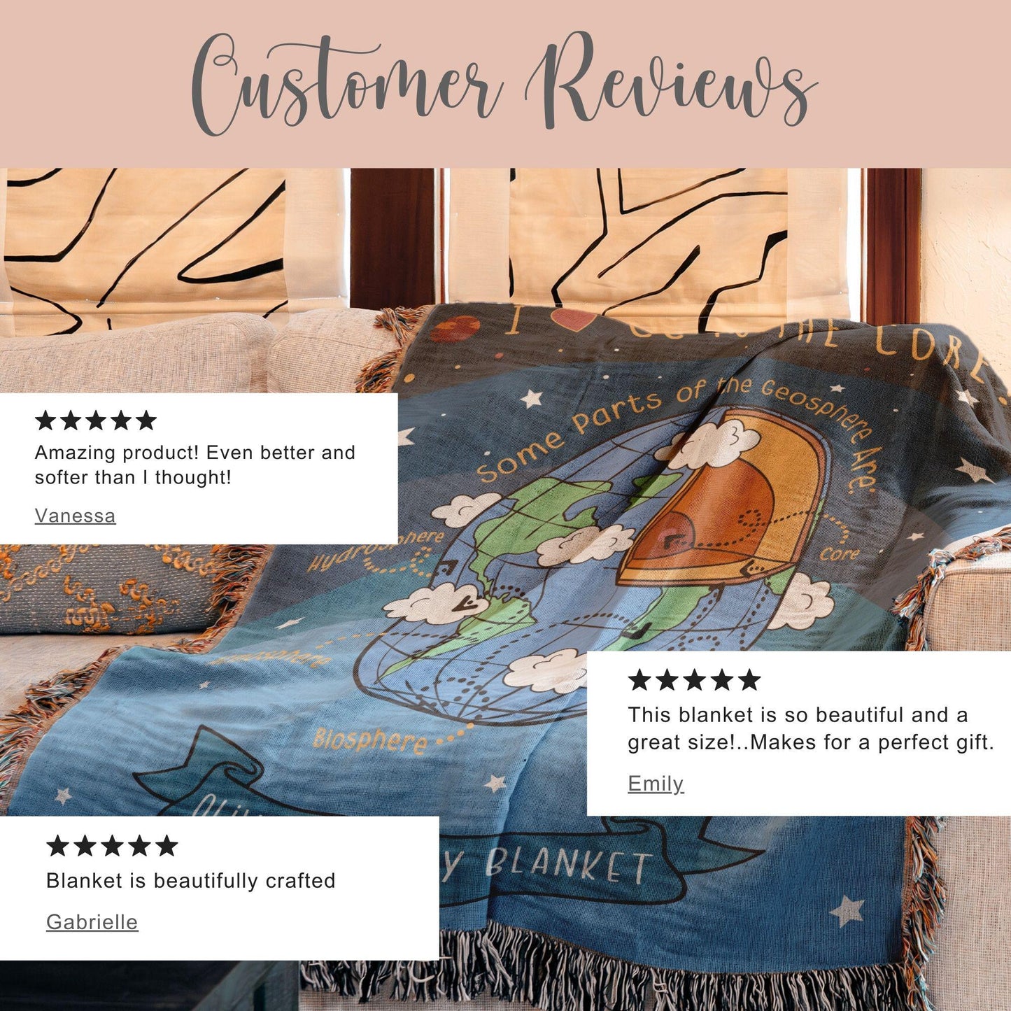 CC Tutor Woven Throw CC Homeschool Blanket