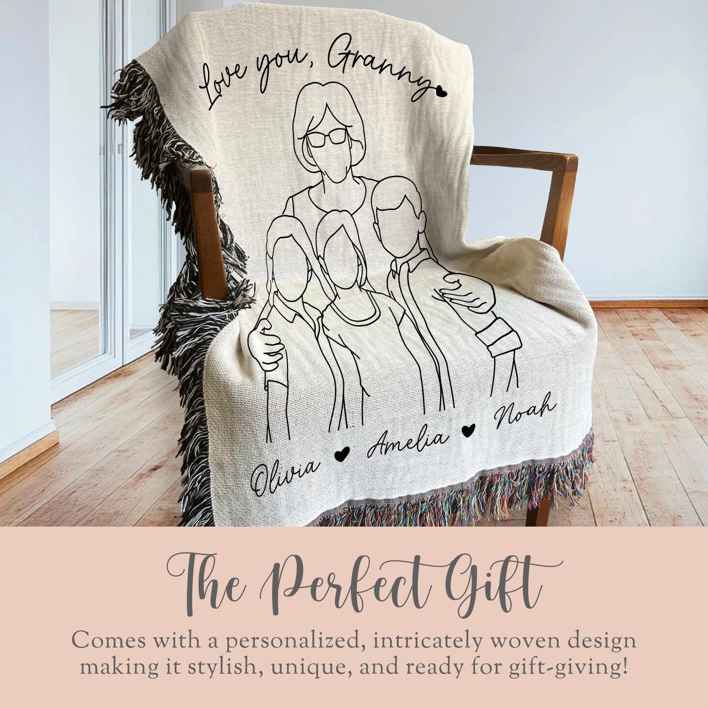 Gift for Granny Woven Throw
Granny Mothers Day Gift