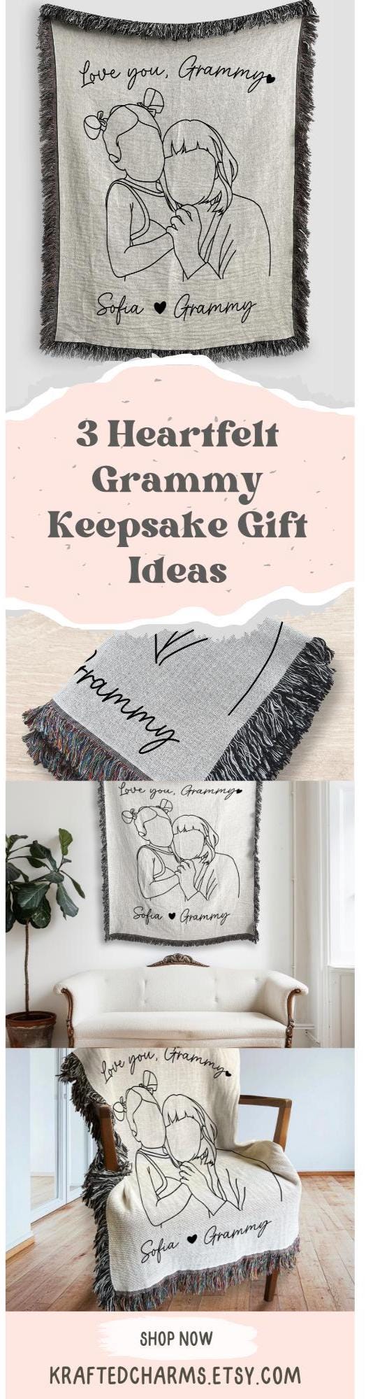 Grammy Faceless Keepsake Blanket