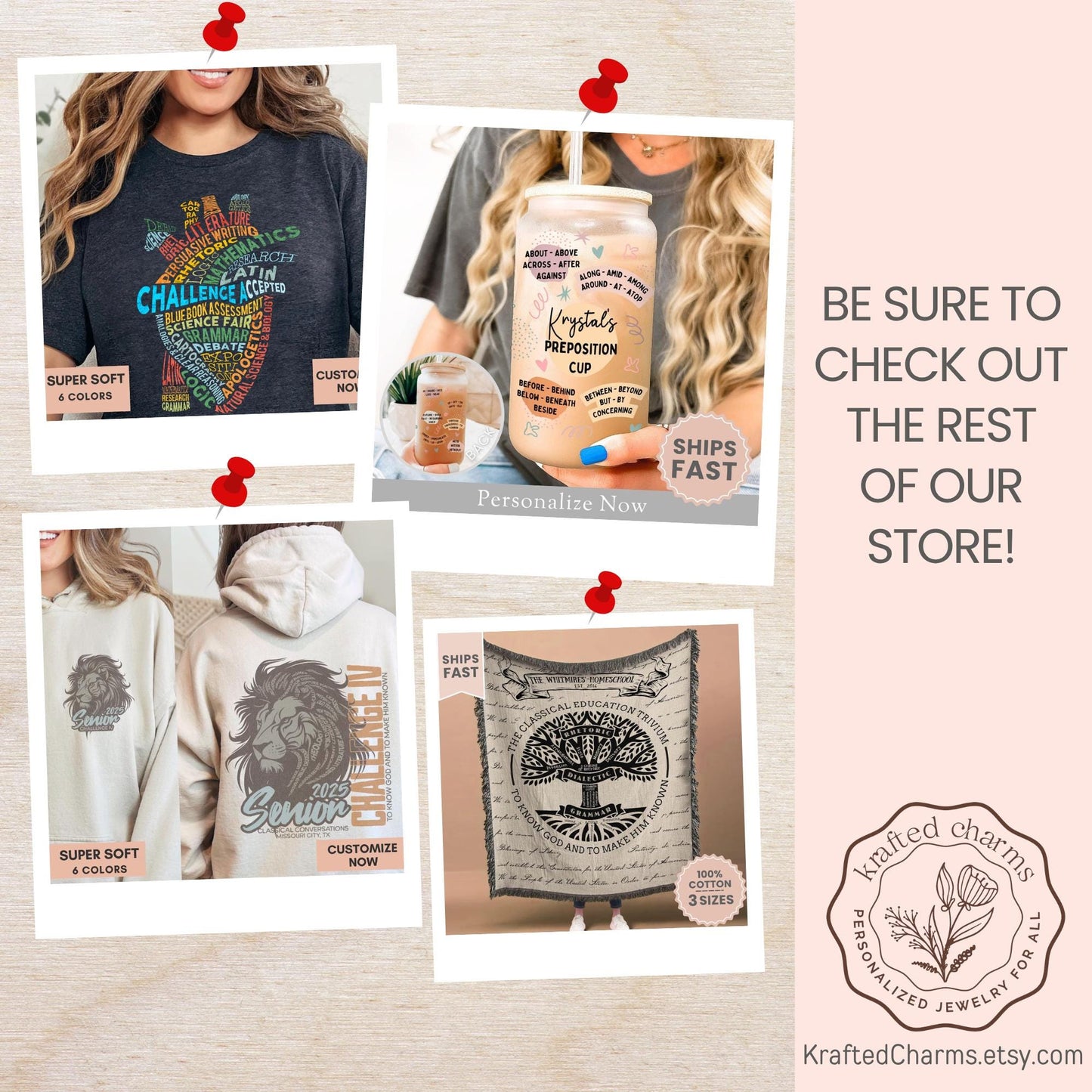 Personalized CC Challenge IV Woven Blanket Gift For Classical Conversations Senior Class Tapestry Year End Gift CC Senior Woven Throw Sail