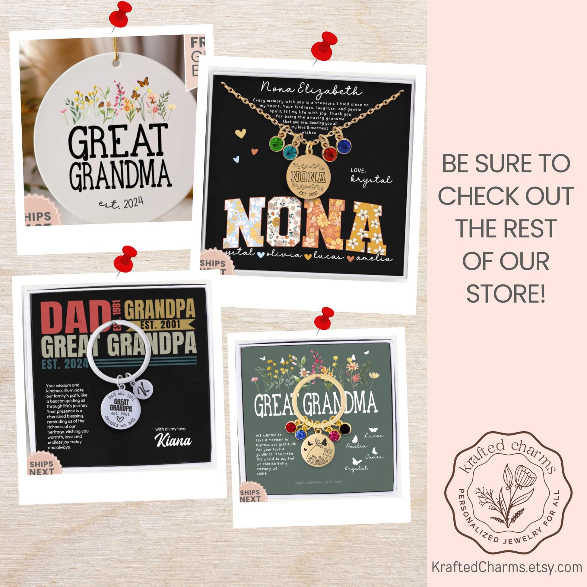 Personalized Great Grandma Woven Blanket Gift For Great Grandma Tapestry Mothers Day Gift Grandmother Throw Christmas Gift Grandkid Name