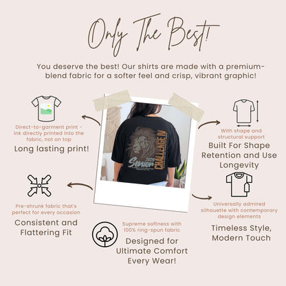 Personalized CC Challenge IV Shirt Gift For CC Challenge 4 Director Tee Class Of 2025 Year End Gift Classical Conversations Tutor Gift