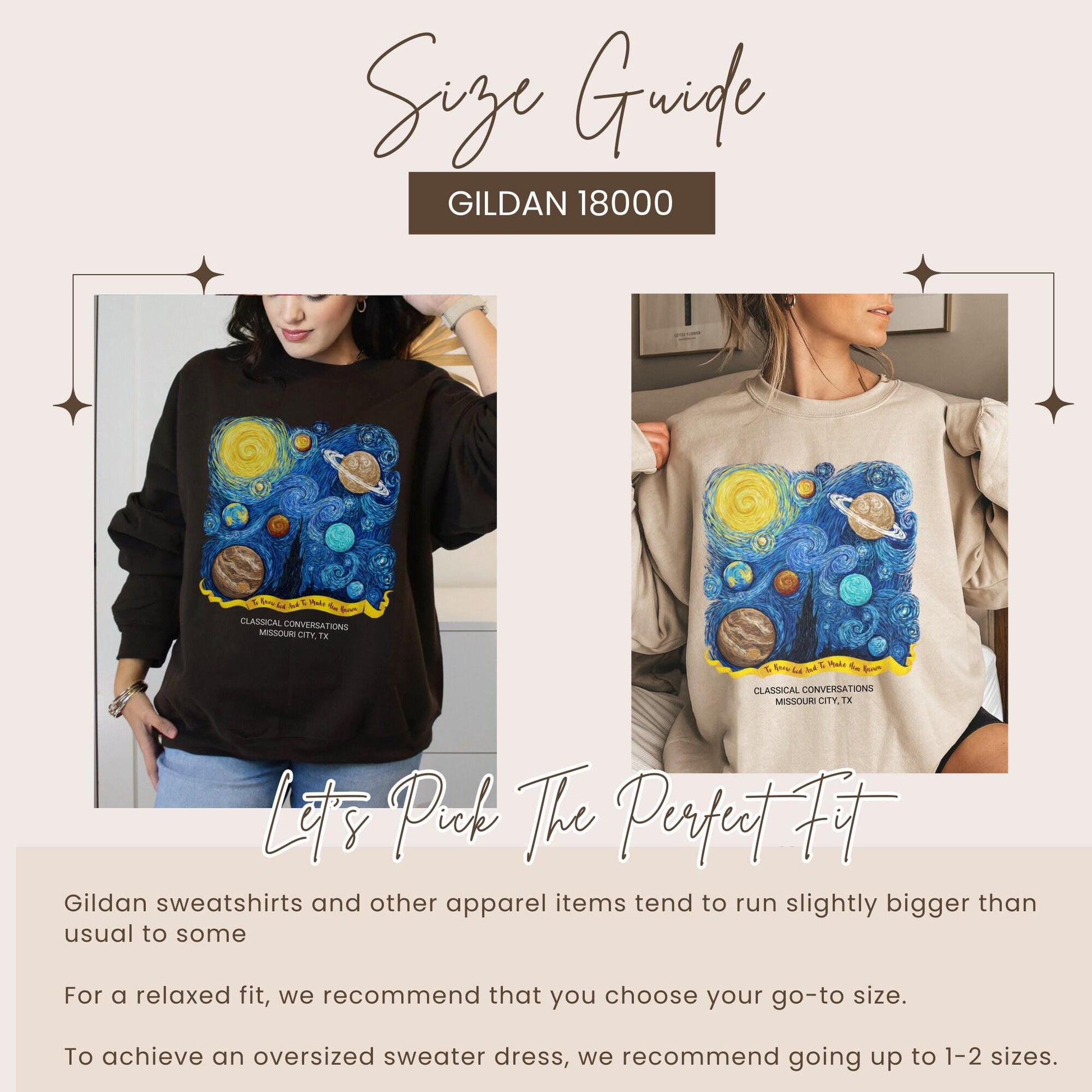 Van Gogh CC Cycle 2 Sweater Personalized Classical Conversations Sweatshirt Homeschool Sweater Custom CC Director Crewneck Gift for CC Tutor