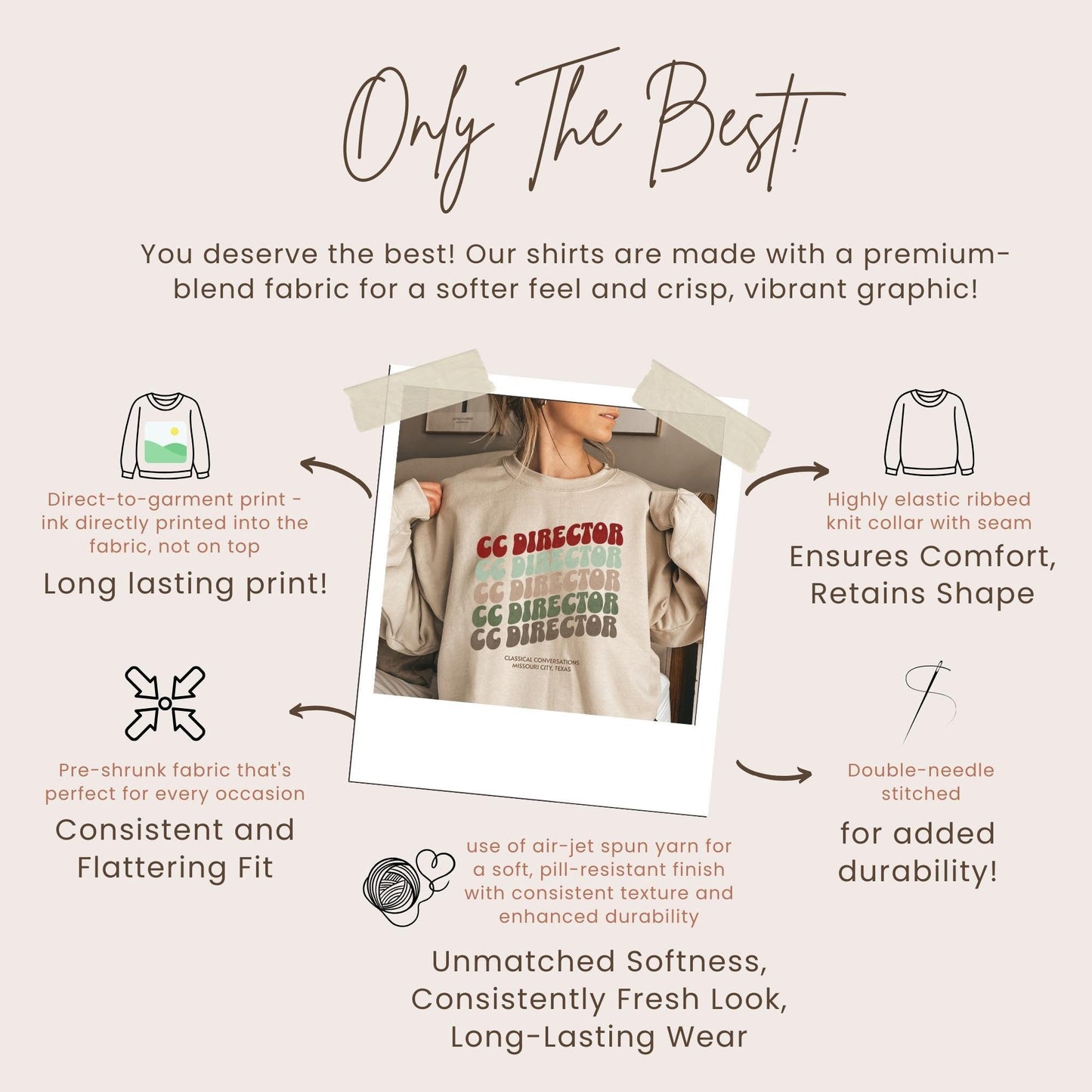Classical Conversations Director Gift Sweatshirt Personalized CC Director Sweater Foundations Director Crewneck Pullover Challenge Director