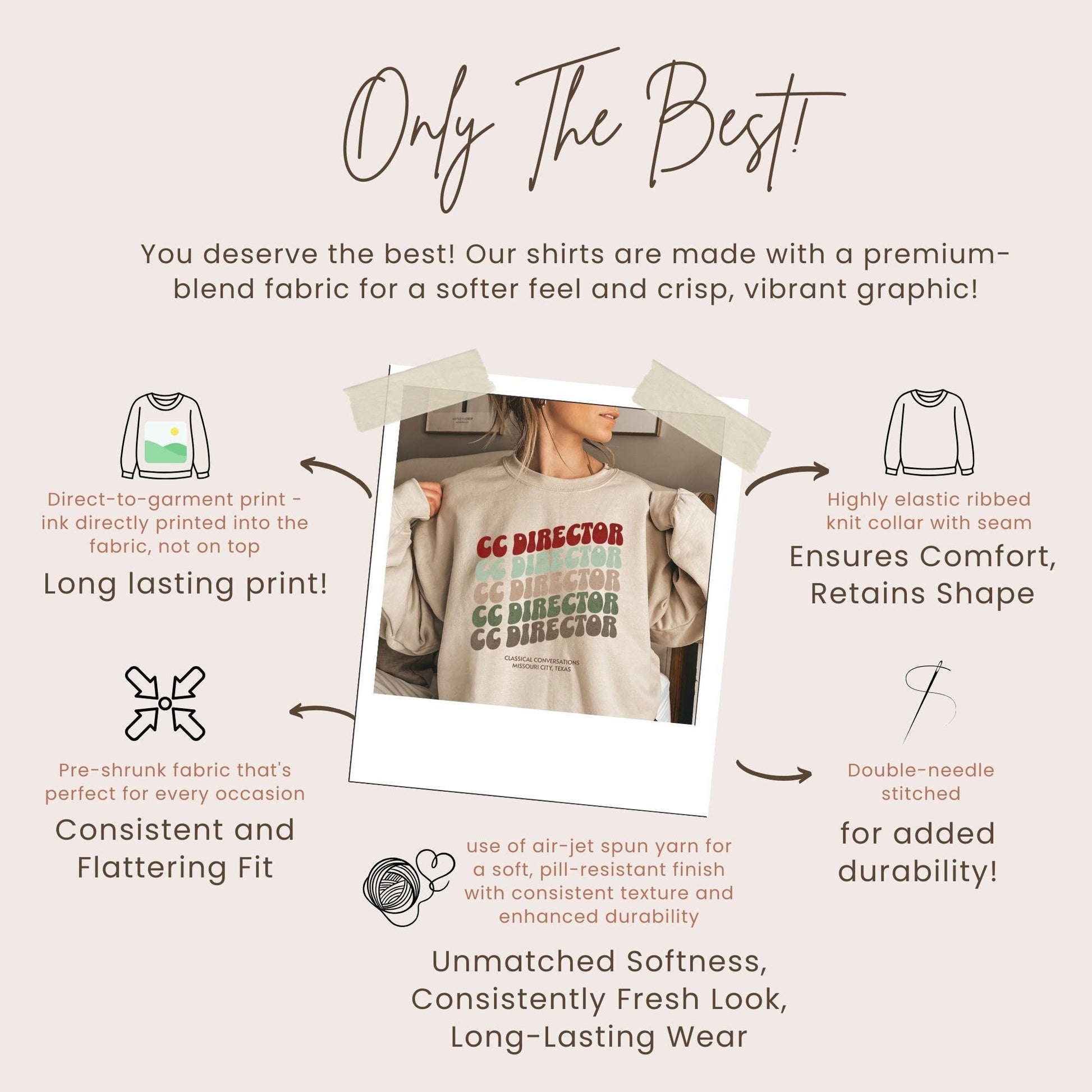 Classical Conversations Director Gift Sweatshirt Personalized CC Director Sweater Foundations Director Crewneck Pullover Challenge Director
