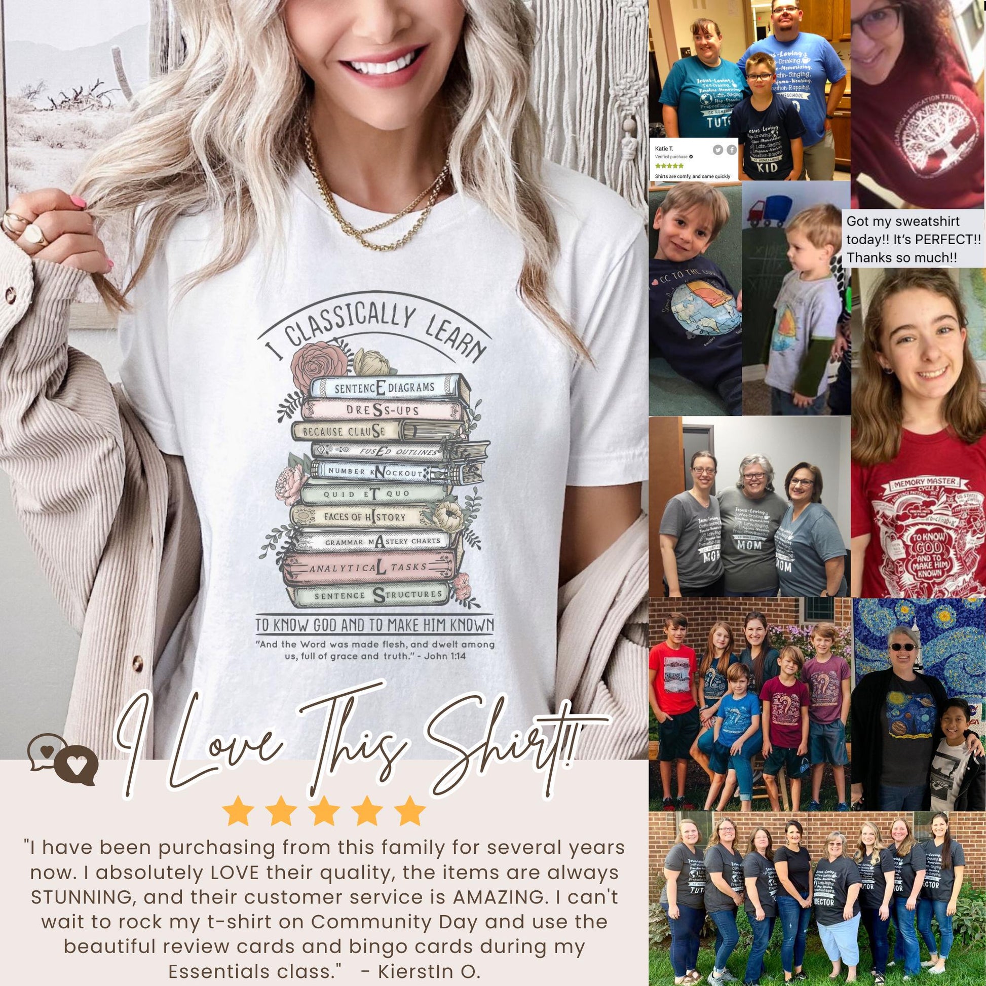 CC Shirts Homeschool Mama Sweater Home Schooling Mom Gift
