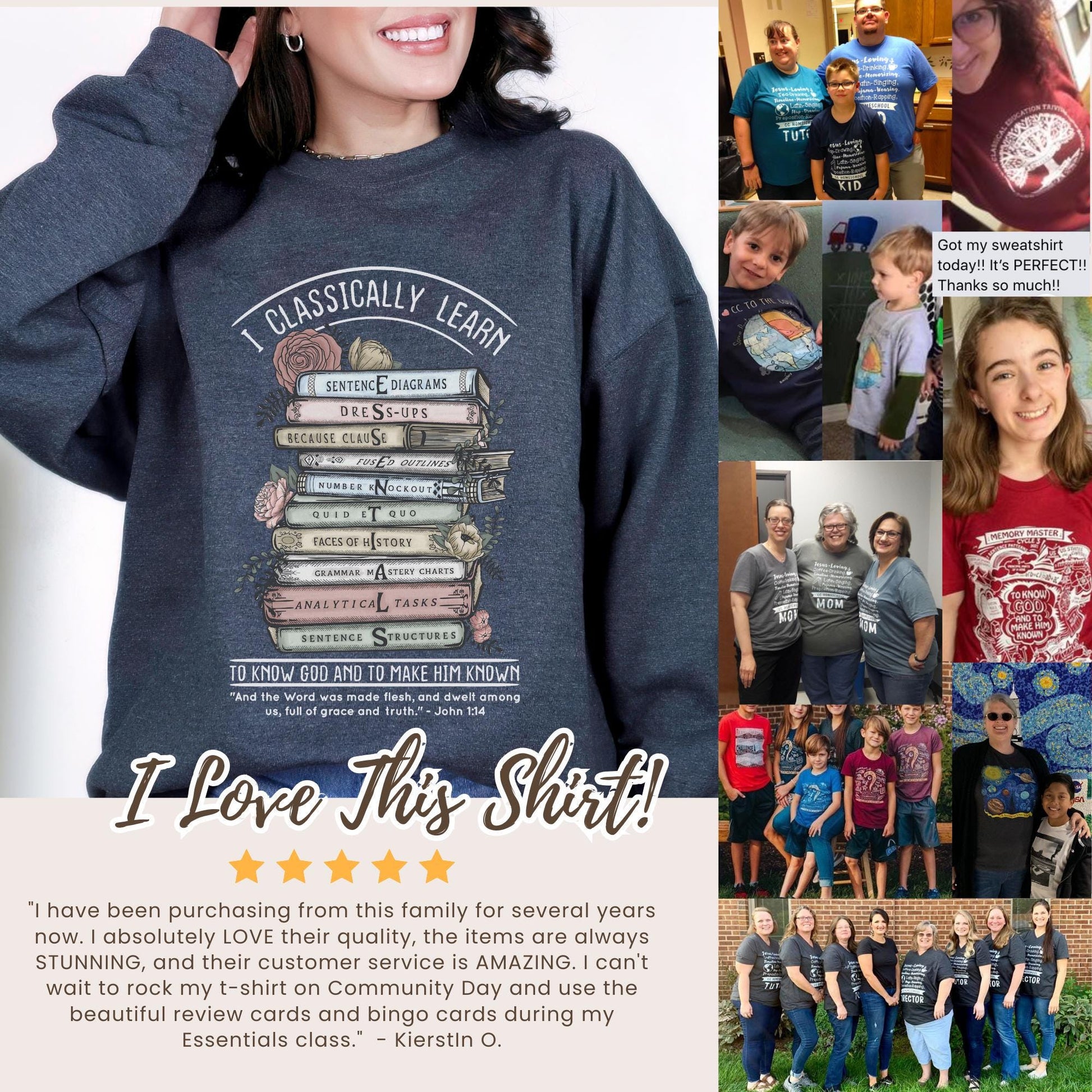 CC Essentials Sweatshirt Gift For CC Tutor Classical Conversations First Day Gift Essentials Tutor Gift Sweater CC Director Foundations