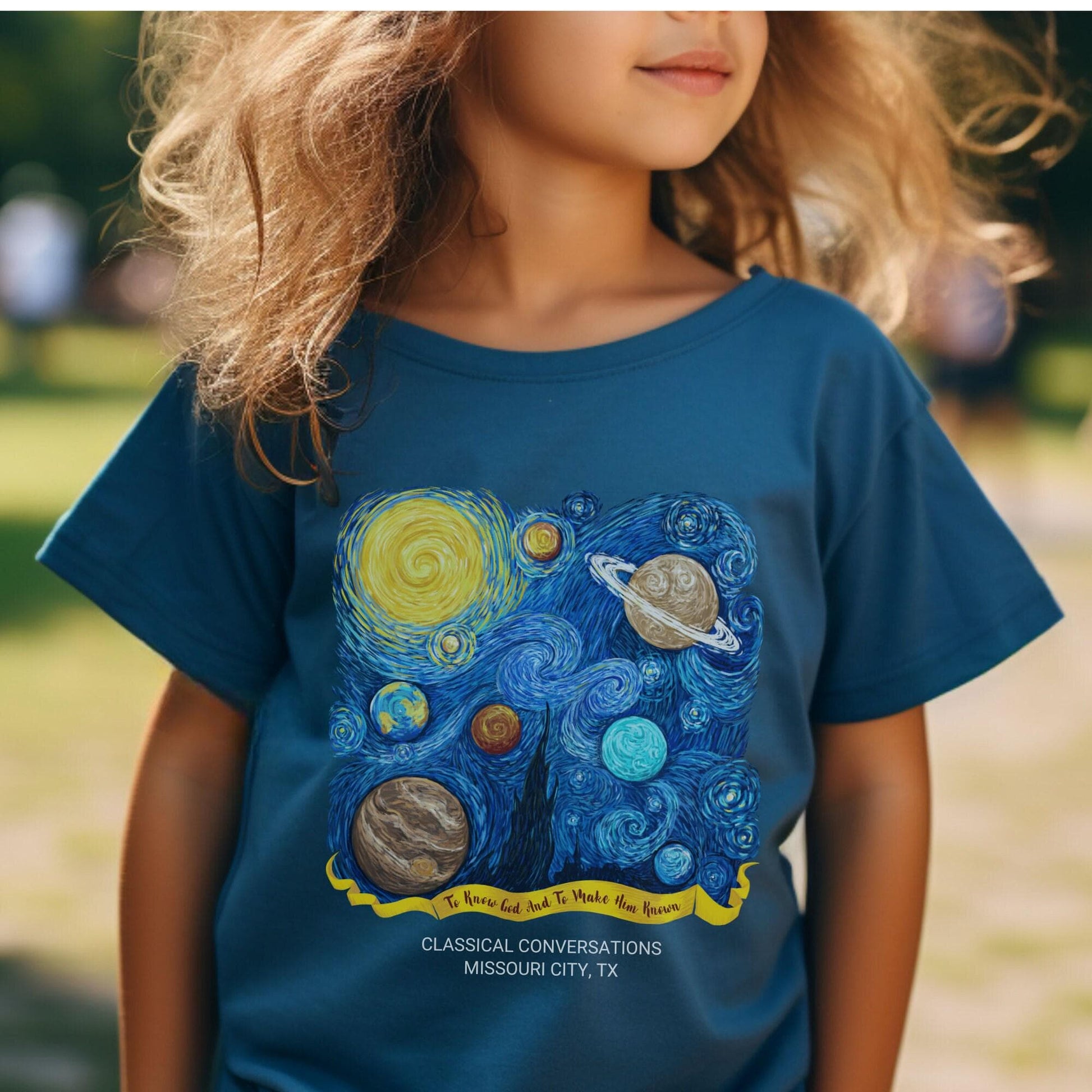 Van Gogh CC Cycle 2 Youth Shirt Personalized Classical Conversations Tshirt Homeschool Tee Custom T Shirt CC Youth T-shirt Gift For CC Youth