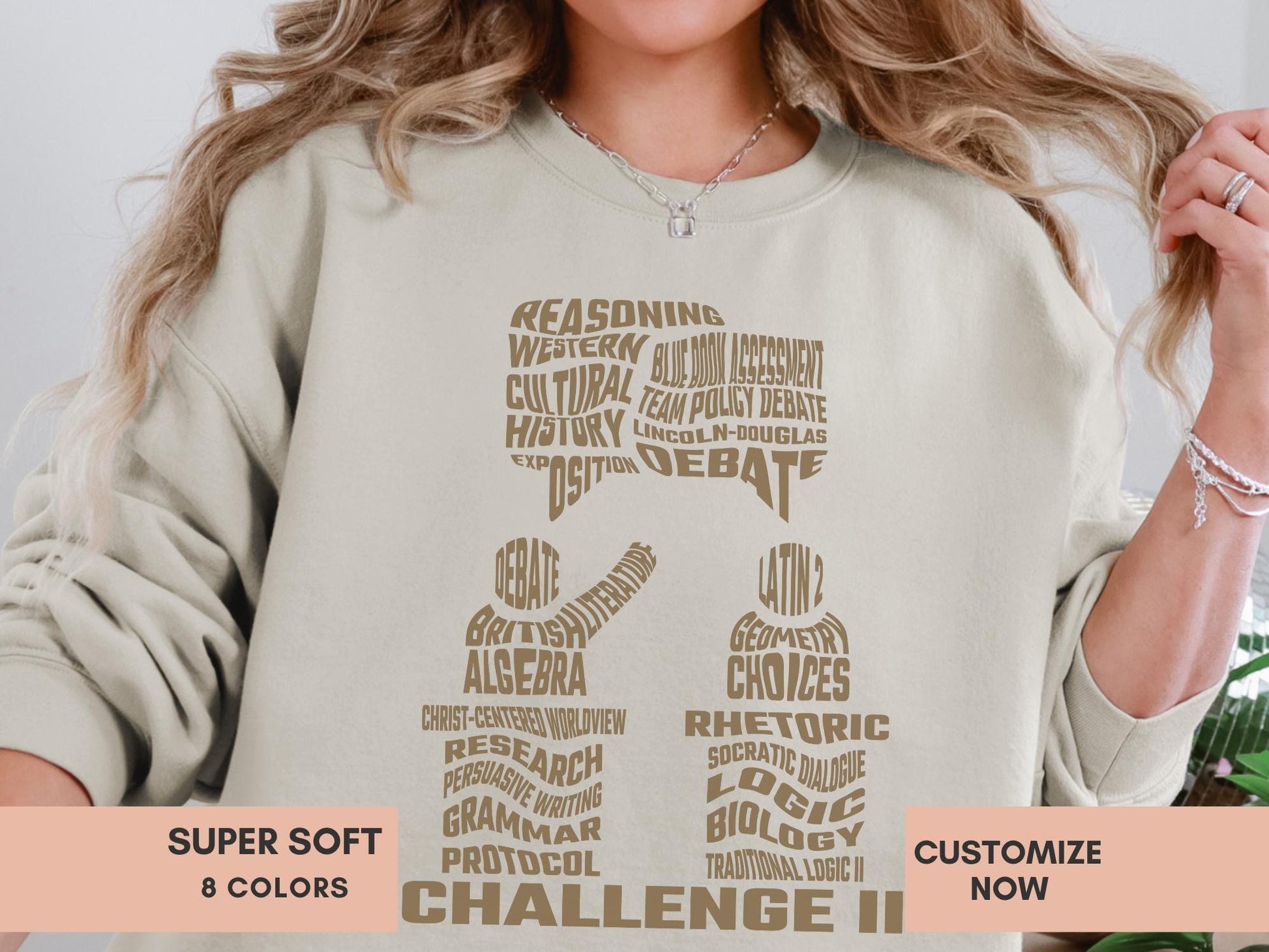 CC Challenge II Sweatshirt Homeschool Mom Shirt