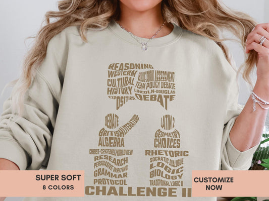 CC Challenge II Sweatshirt Homeschool Mom Shirt