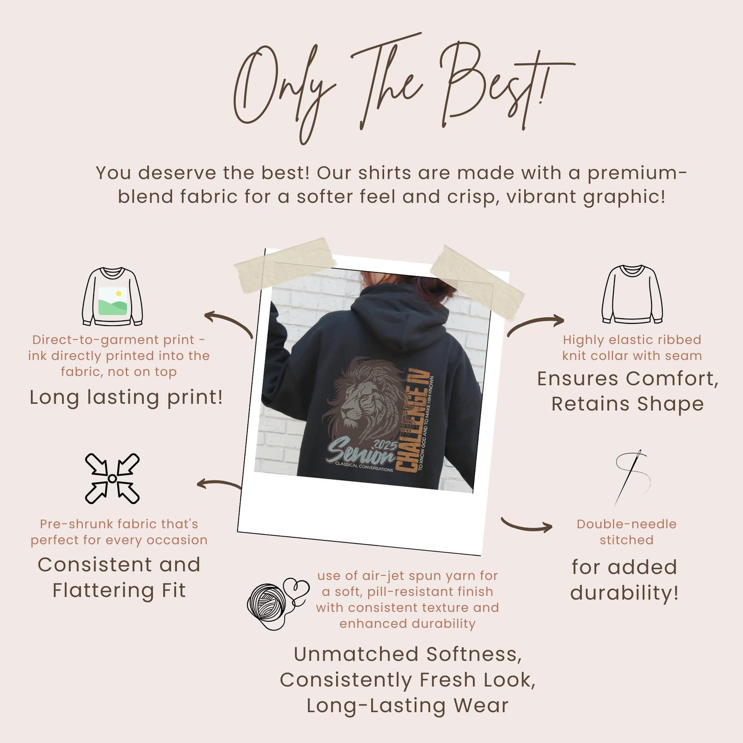 Personalized CC Challenge IV Hoodie Gift For CC Challenge 4 Senior Sweater Class Of 2025 Year End Gift Classical Conversations Director Gift