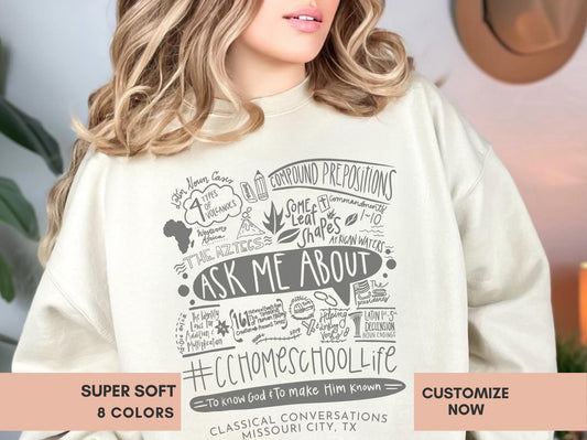 Personalized CC Cycle 1 Sweatshirt Gift For CC Tutor Classical Conversations Cycle 1 Sweatshirt First Day Gift CC Director Foundations