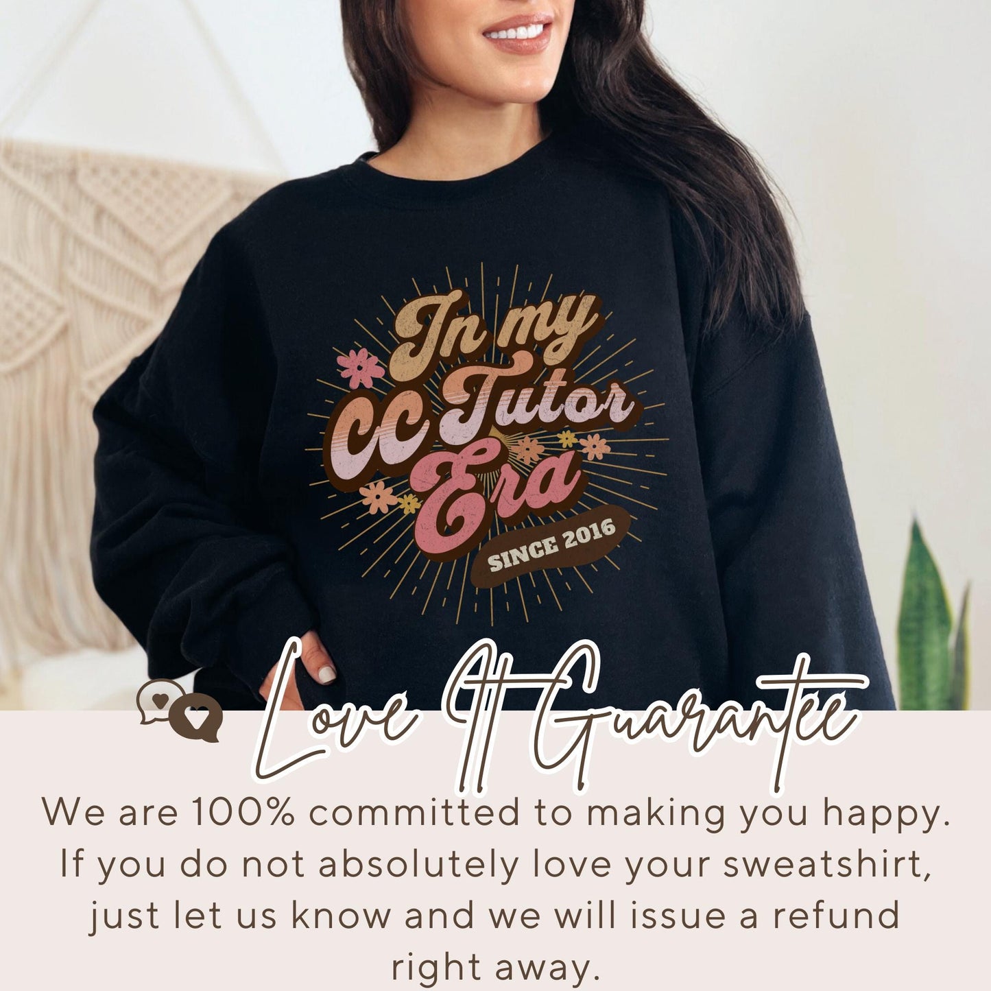 Custom CC Tutor Era Tutor Gifts Sweatshirt