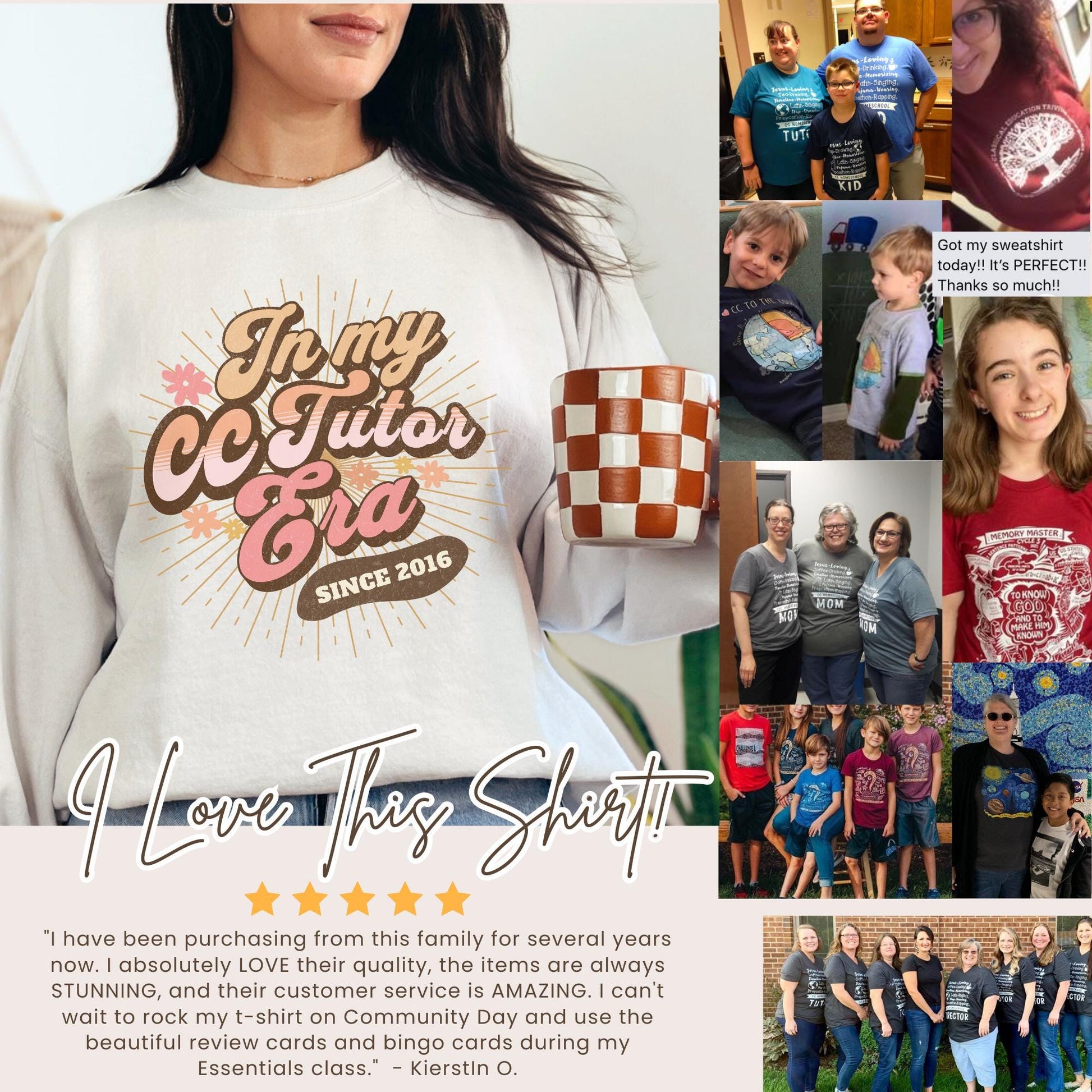 Custom CC Tutor Era Tutor Gifts Sweatshirt
