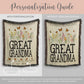 Custom Great Grandma Woven Blanket