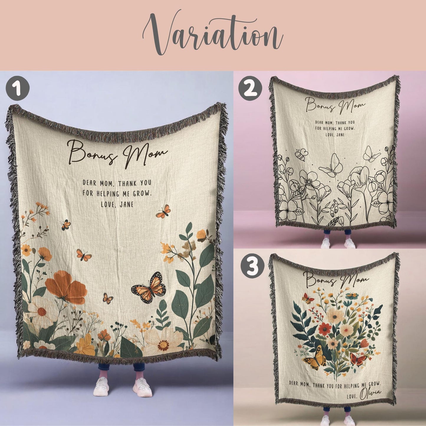 For Bonus Mom Tapestry