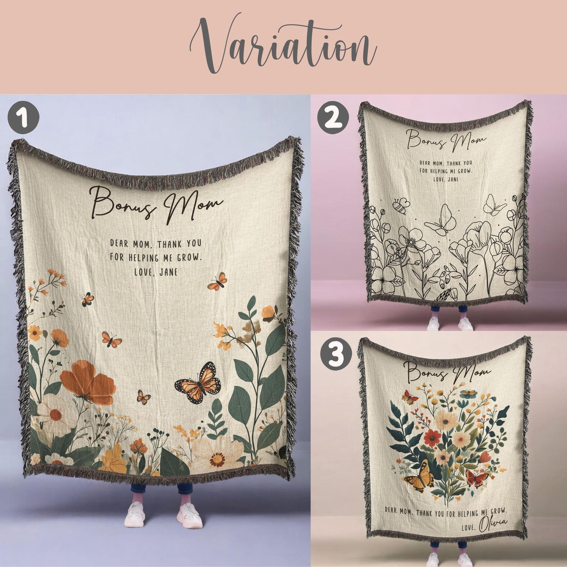 For Bonus Mom Tapestry