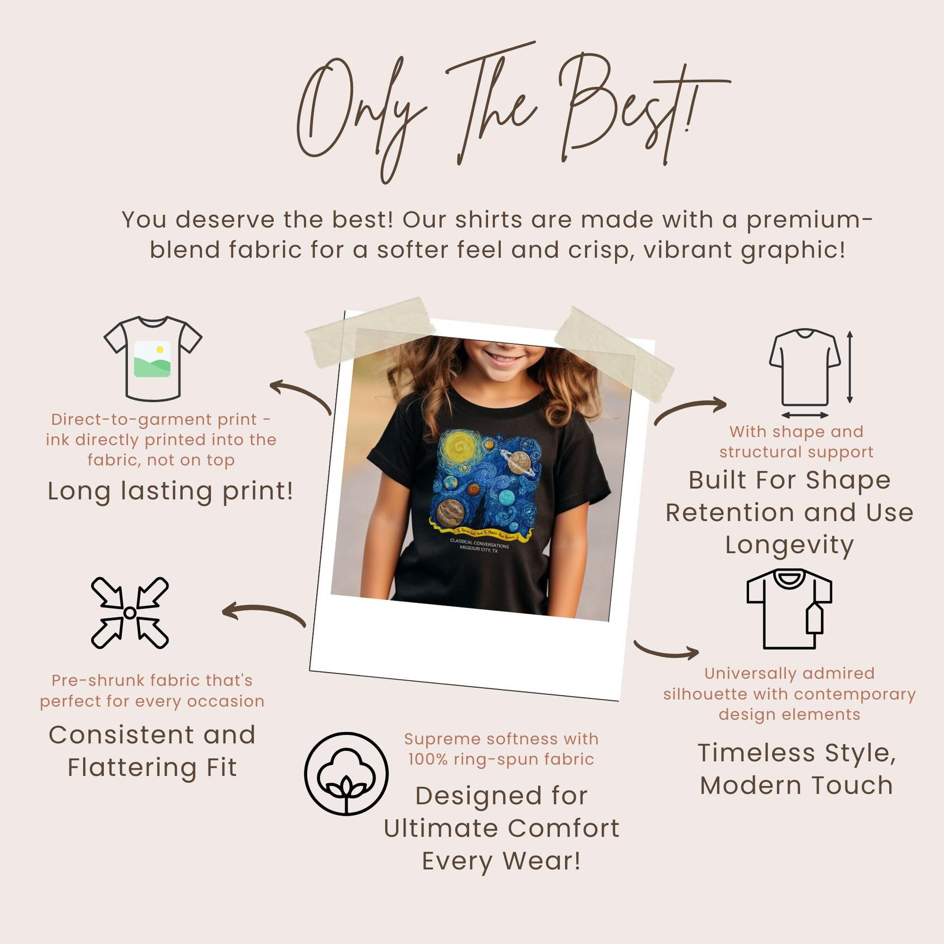 Van Gogh CC Cycle 2 Youth Shirt Personalized Classical Conversations Tshirt Homeschool Tee Custom T Shirt CC Youth T-shirt Gift For CC Youth