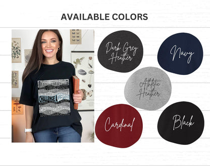 CC Challenge A Homeschool Shirt CC Challenge Accepted Waves Homeschool Mom Shirt Home-Schooling Tshirt CC Home Schooling Tee Tutor Gift