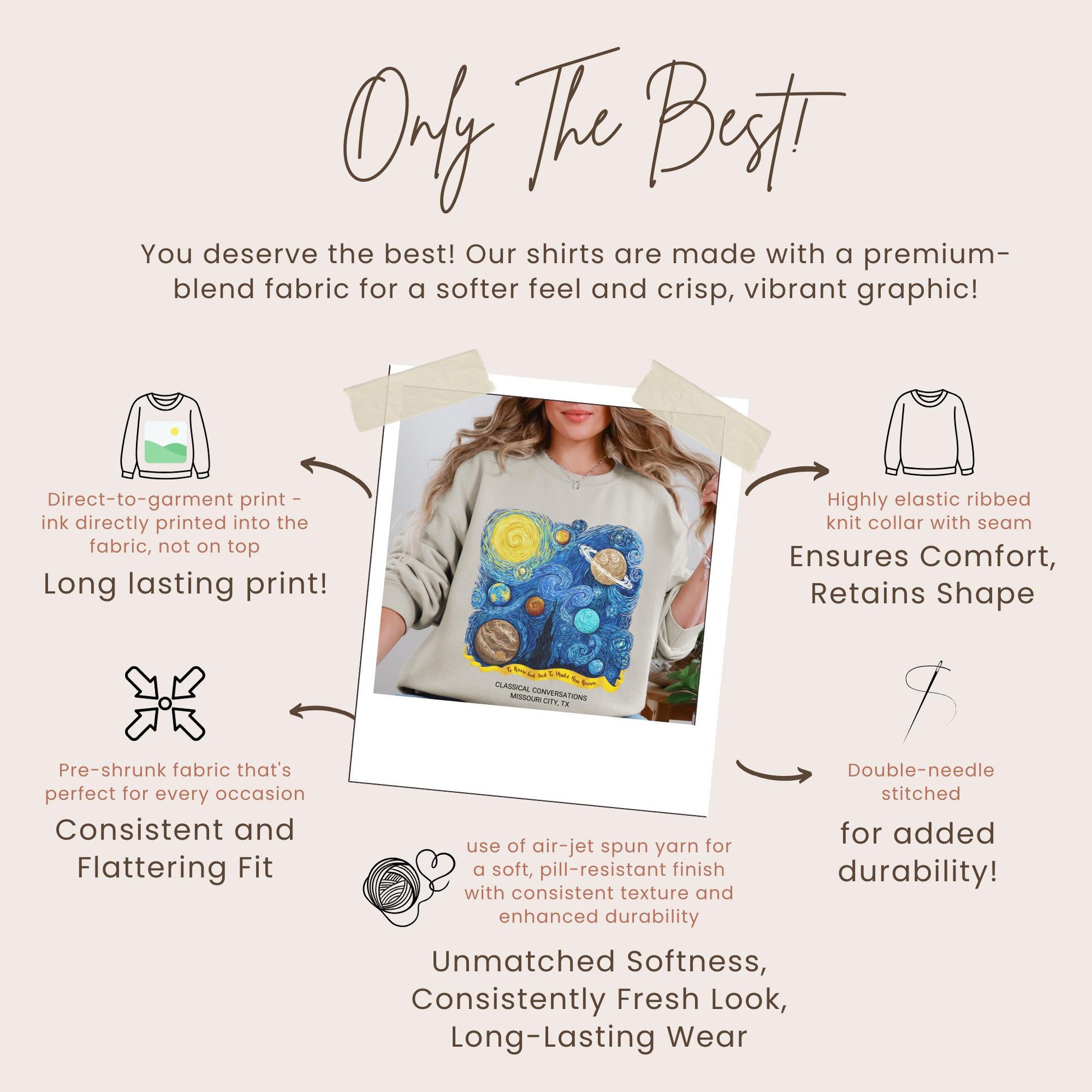 Van Gogh CC Cycle 2 Sweater Personalized Classical Conversations Sweatshirt Homeschool Sweater Custom CC Director Crewneck Gift for CC Tutor