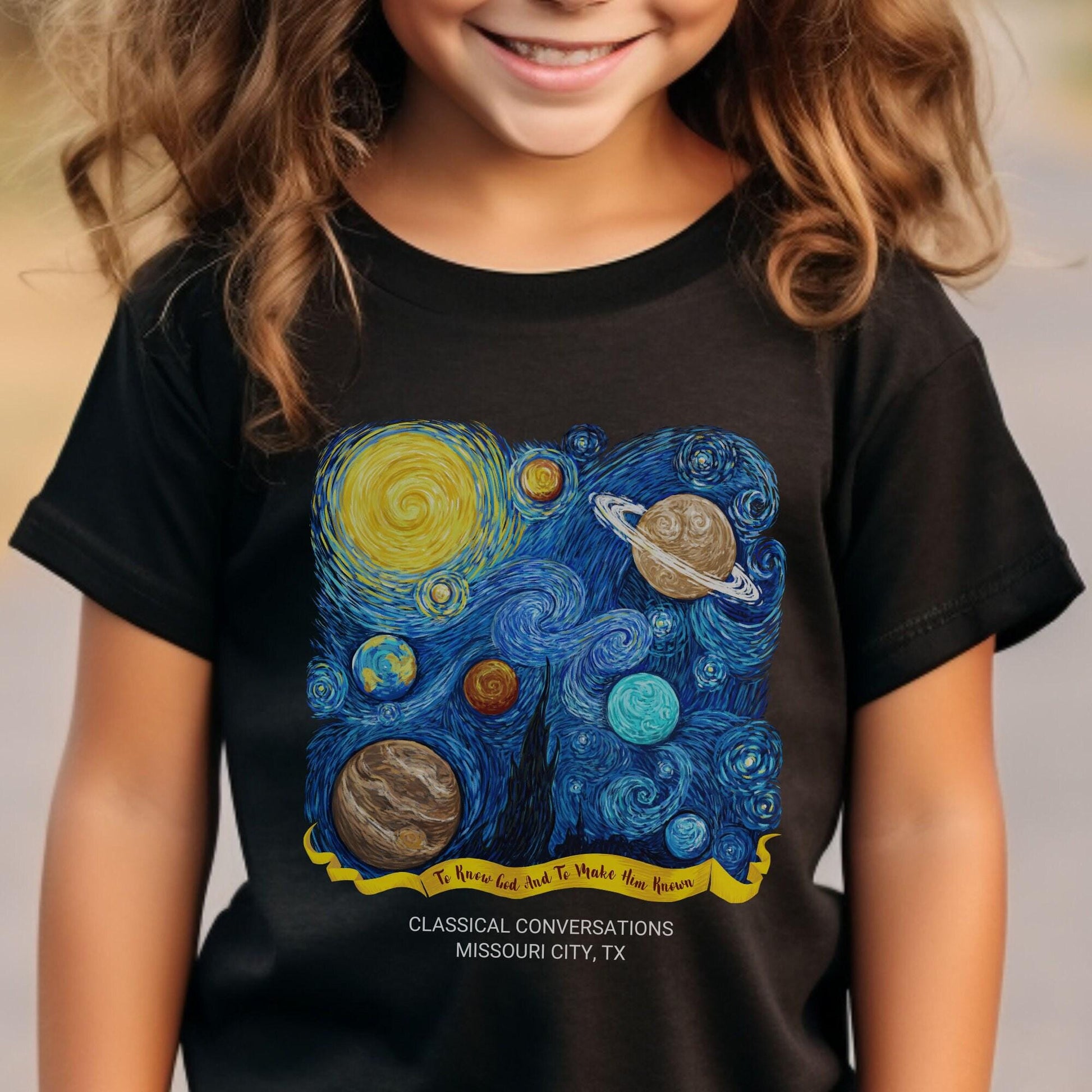 Van Gogh CC Cycle 2 Youth Shirt Personalized Classical Conversations Tshirt Homeschool Tee Custom T Shirt CC Youth T-shirt Gift For CC Youth