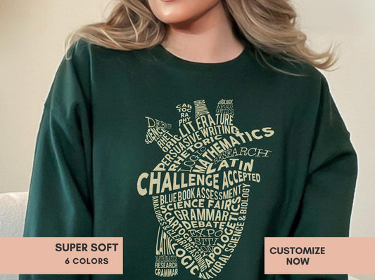 CC Challenge A Sweatshirt Homeschool Mom Shirt