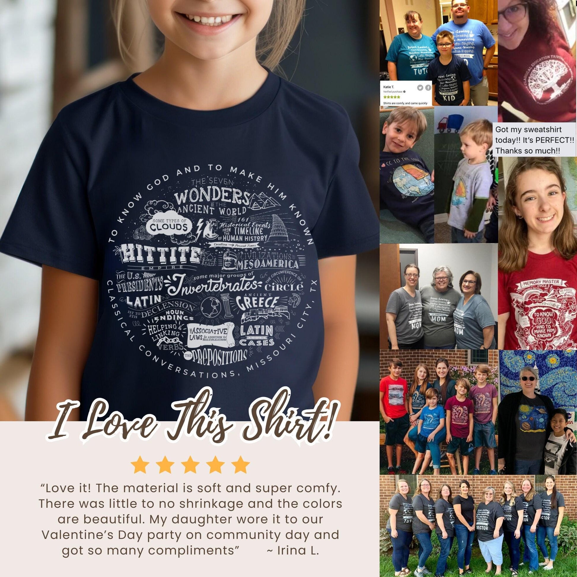Personalized Cycle 1 Shirt Gift For CC Student Classical Conversations Cycle 1 T-Shirt First Day Gift Foundation Tee To Know God Youth