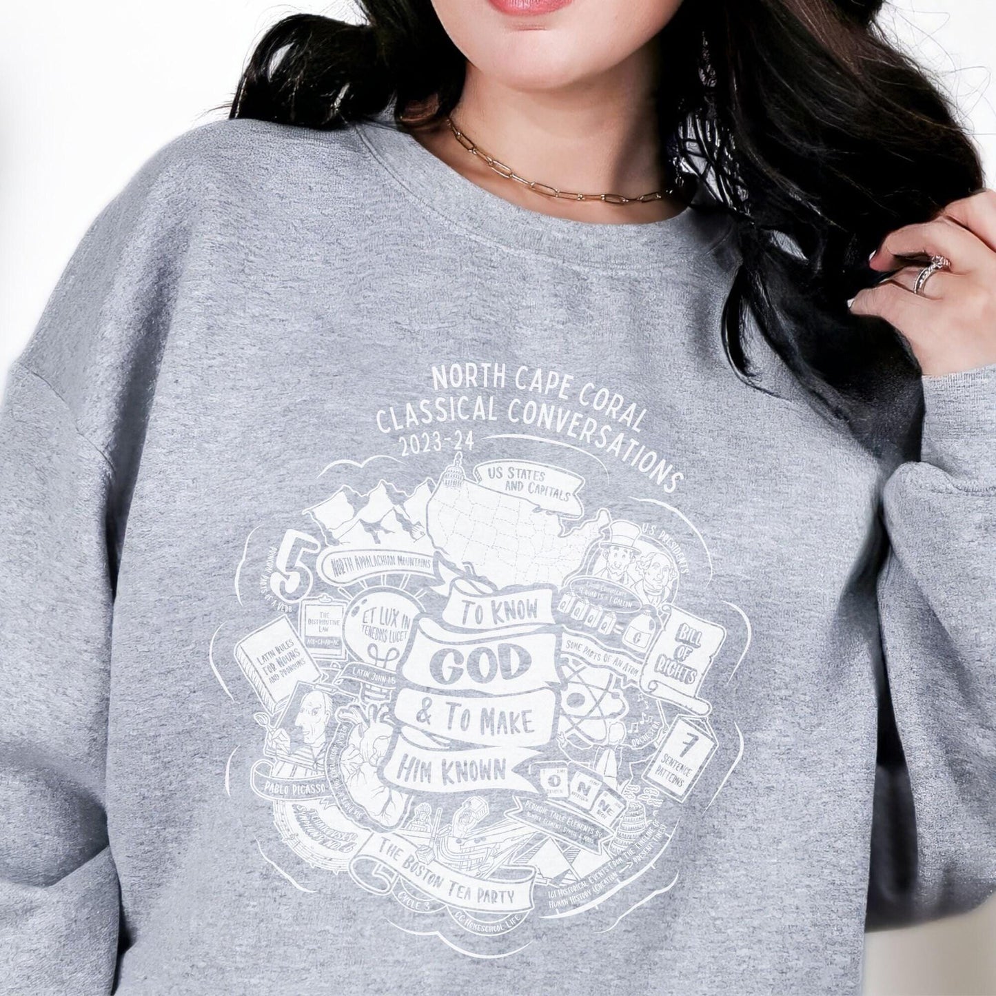 Custom CC Cycle 3 Facts Unisex Crewneck Sweatshirt