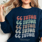 Classical Conversations Tutor Sweatshirt Personalized Homeschool Mom Sweater CC Tutor Gift CC Foundations Tutor Crewneck Pullover Wavy Retro