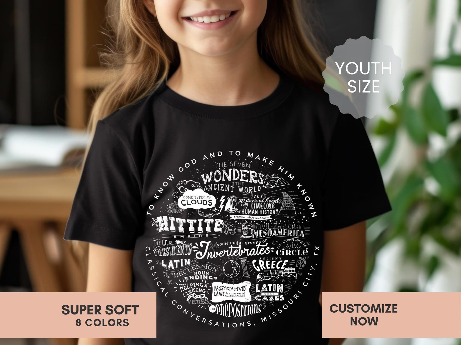 Personalized Cycle 1 Shirt Gift For CC Student Classical Conversations Cycle 1 T-Shirt First Day Gift Foundation Tee To Know God Youth