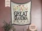 Personalized Great Grandma Woven Blanket Gift For Great Grandma Tapestry Mothers Day Gift Grandmother Throw Christmas Gift