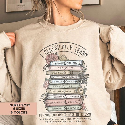 CC Essentials Sweatshirt Gift For CC Tutor Classical Conversations First Day Gift Essentials Tutor Gift Sweater CC Director Foundations