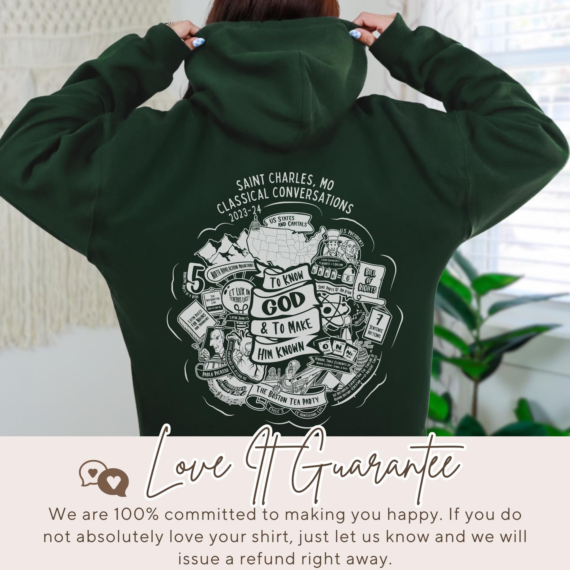 Custom CC Cycle 3 Graphic Hoodie Christian Sweatshirt CC Personalized Homeschool Sweater Home Schooling Mom Birthday Gift