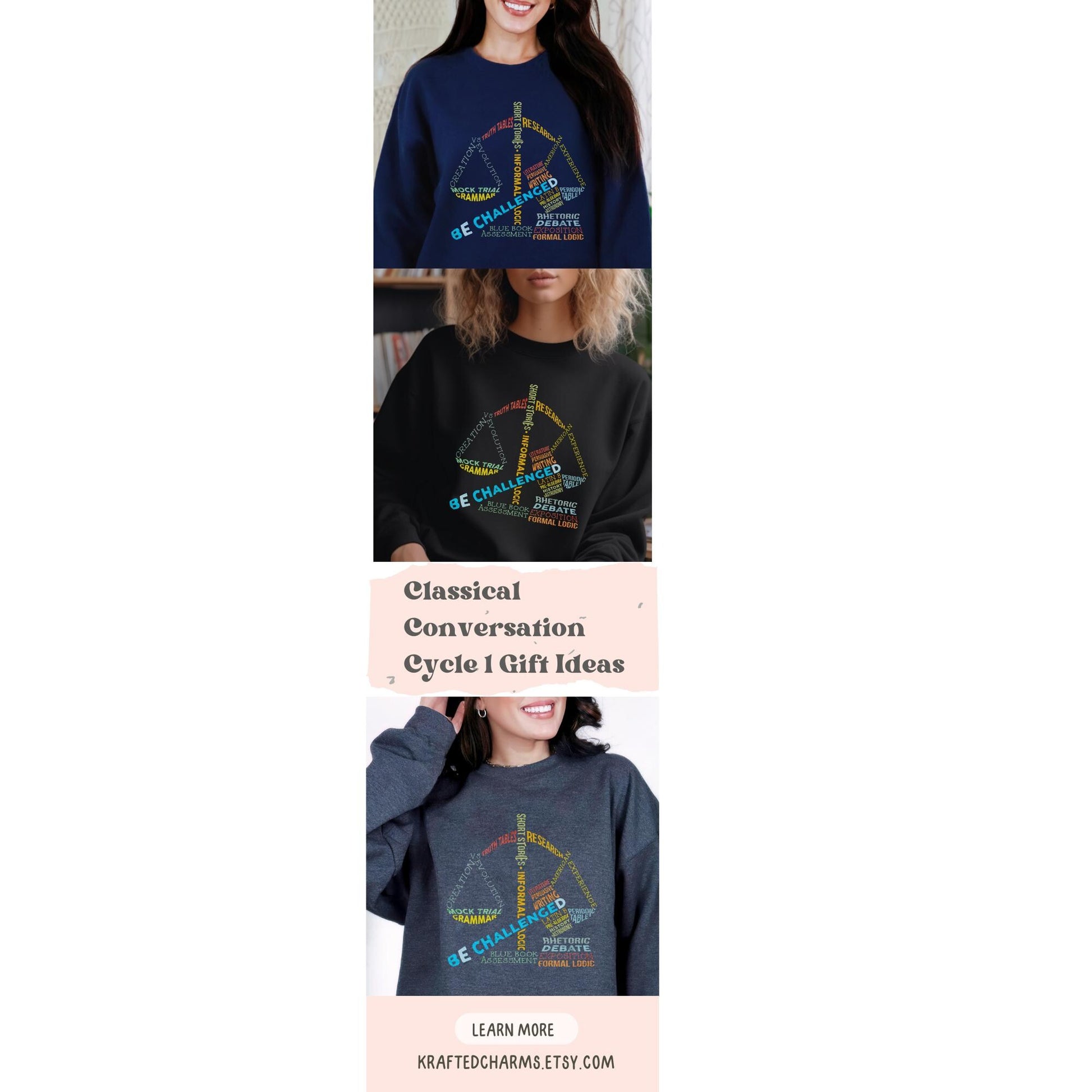 CC Challenge B Sweatshirt Gift For Classical Conversations Challenge B Student Crewneck Year End Gift CC Mock Trial Sweater Director Gift
