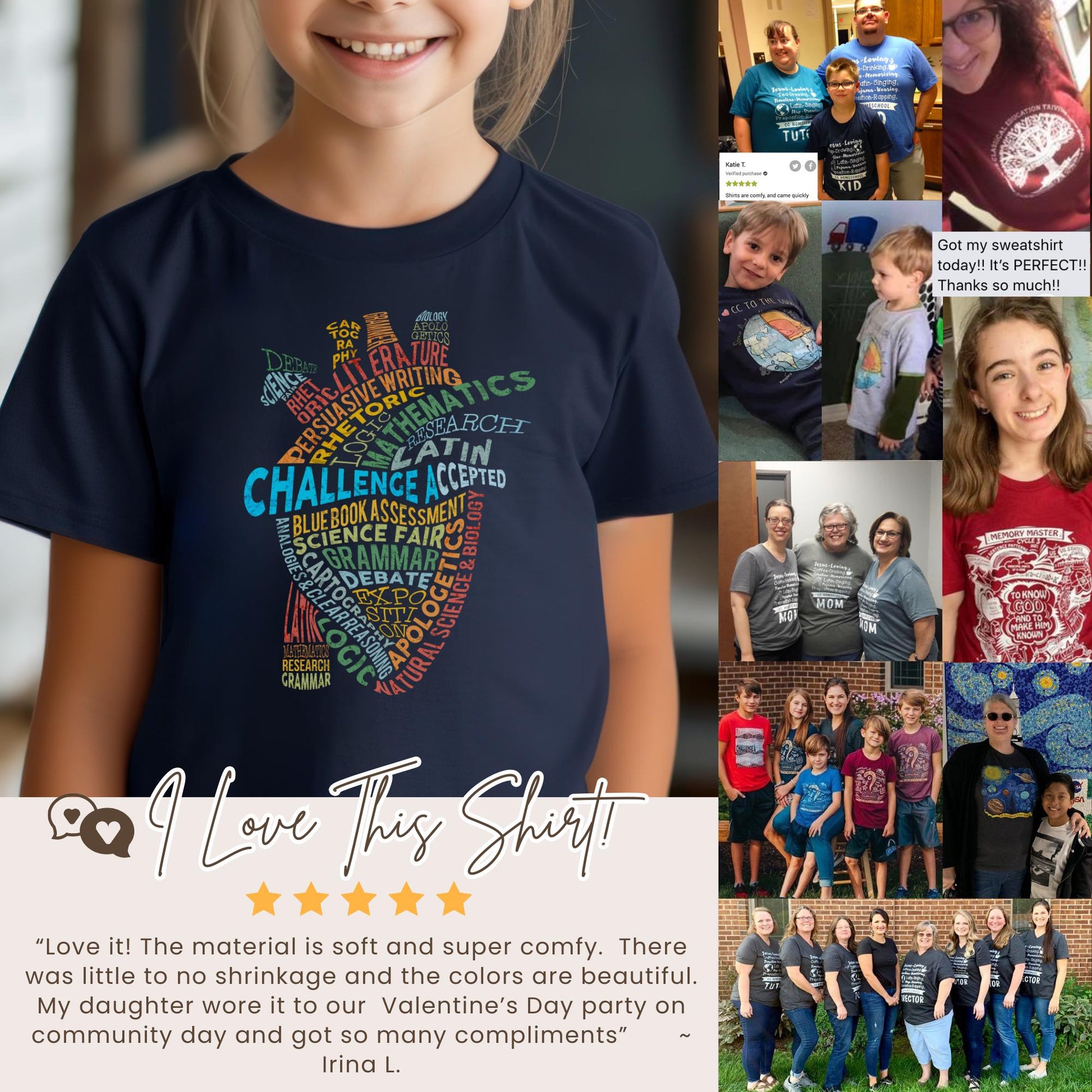 Home Schooling Shirt Challenge Home School Tee Youth