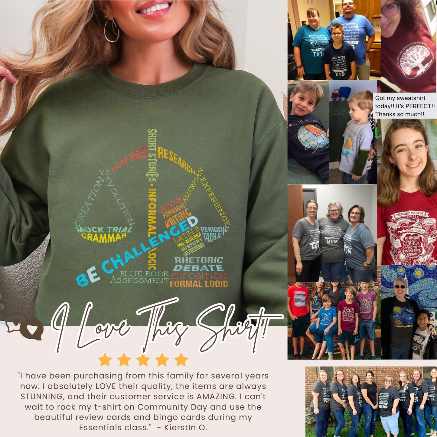 Challenge B Student Crewneck Year End Gift CC Mock Trial Sweater Director Gift