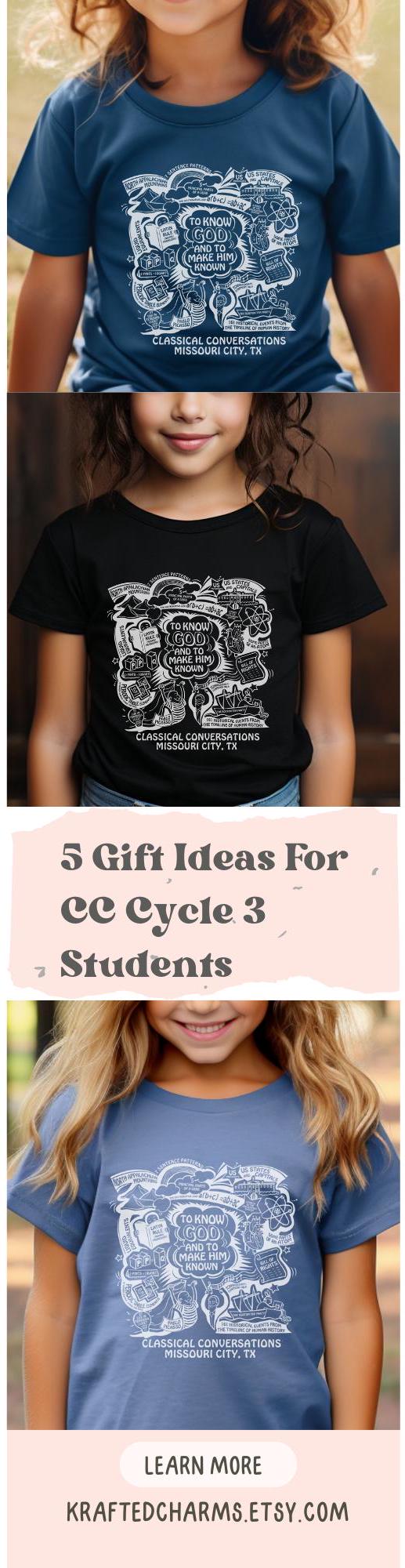 Personalized Cycle 3 Memory Master Shirt Classical Conversations T-Shirt To Know God Shirt CC Cycle 3 Memory Master Tee Cycle 3 Youth Size