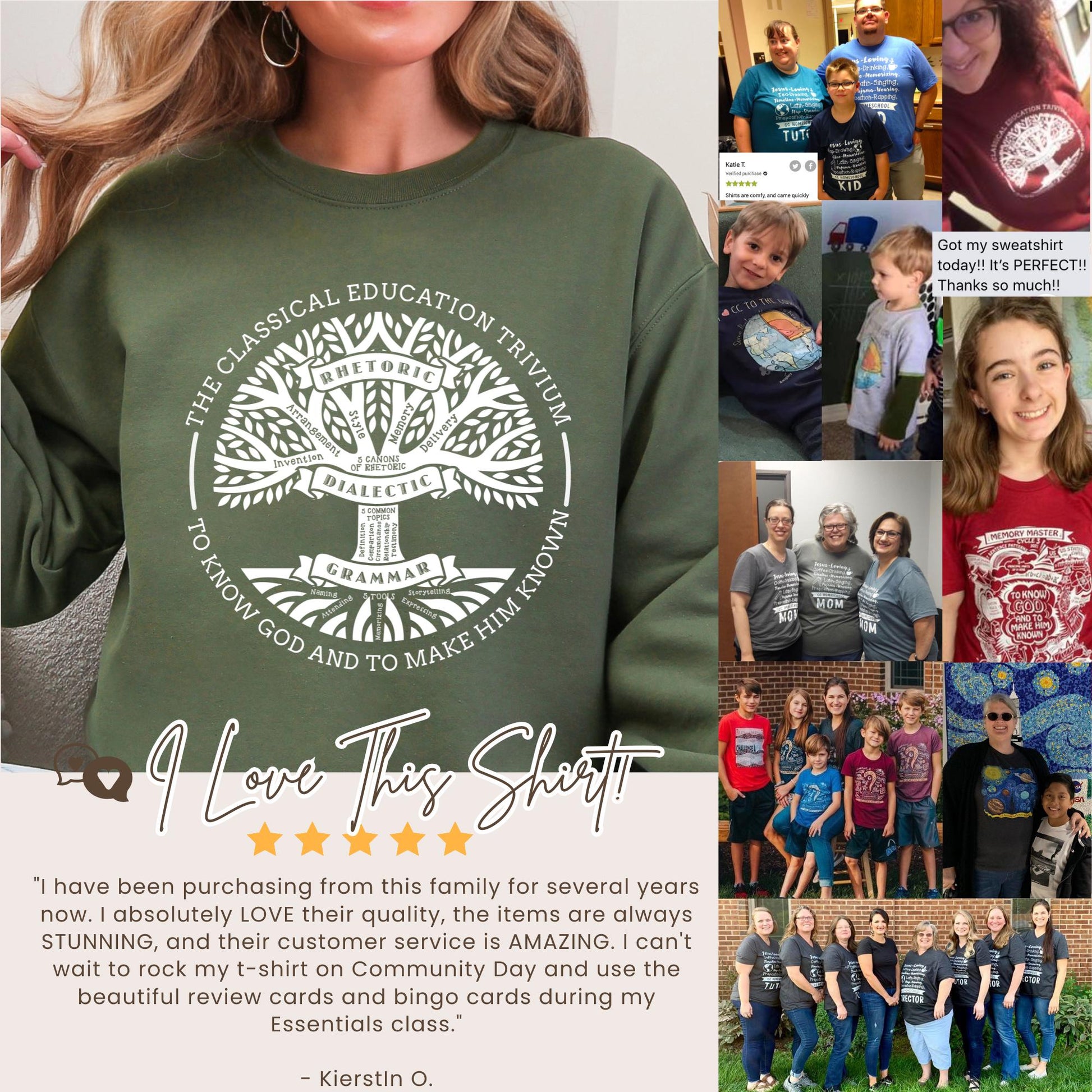 Homeschool Pullover Custom CC Director Crewneck Gift for CC Tutor