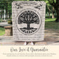 Personalized CC Trivium Tree Minky Blanket Gift For Classical Conversations Tutor Dorm Tapestry Year End Director Gift CC Student Keepsake