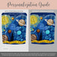 Personalized Cycle 2 Van Gogh Planets Minky Blanket Gift For Cycle 2 Plush Blanket Classical Conversations Tutor Velveteen Blanket CC Throw