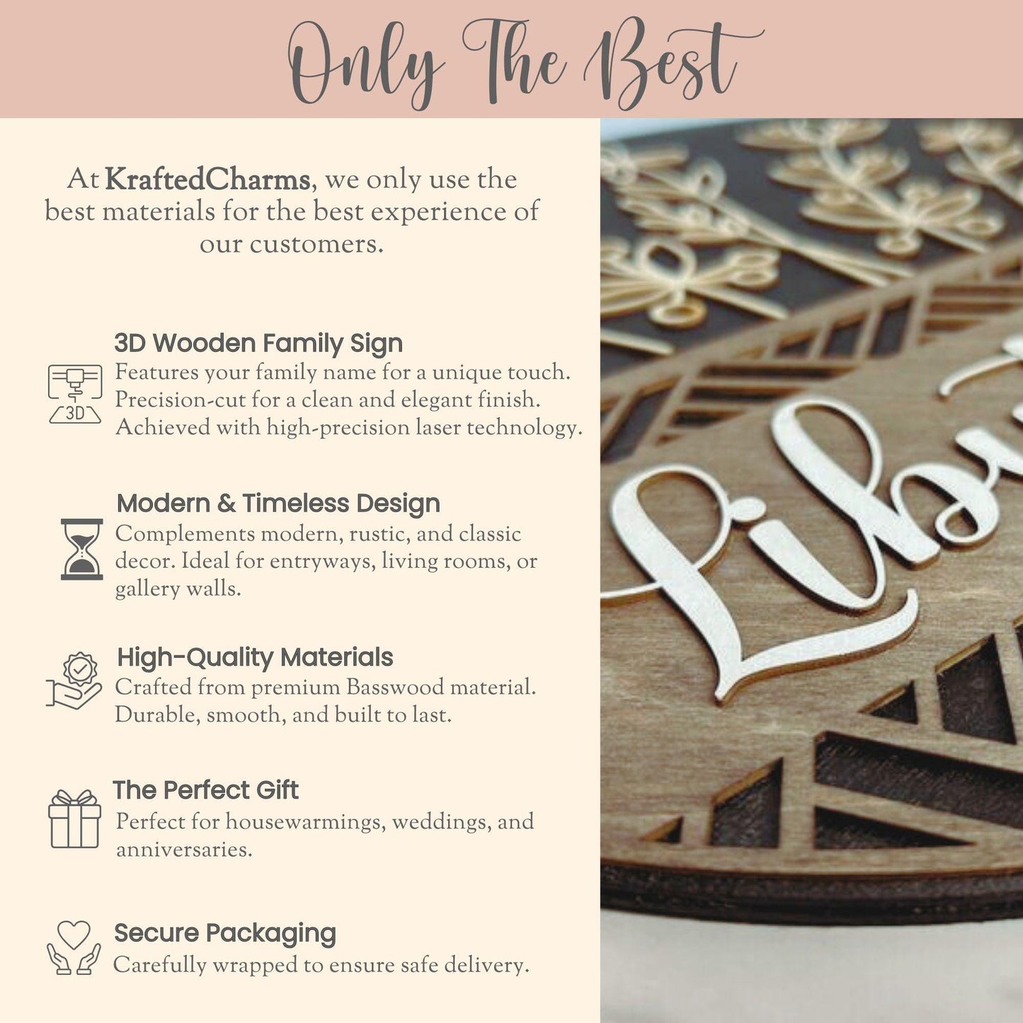 Personalized Family Name Wooden Sign Gift for Family Housewarming Gift Family Name Wooden Sign Wall Decor Couple Anniversary Gift Year Est.