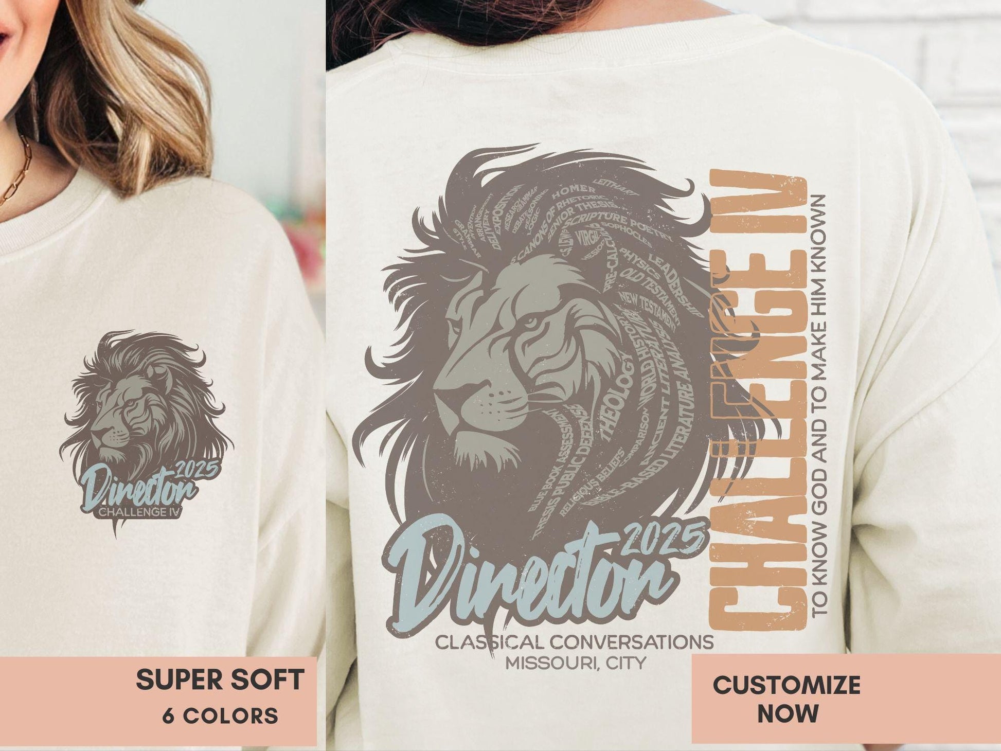 Personalized CC Challenge IV Director Shirt Challenge IV Director Gift Classical Conversations Challenge Director Tee End of School Gift