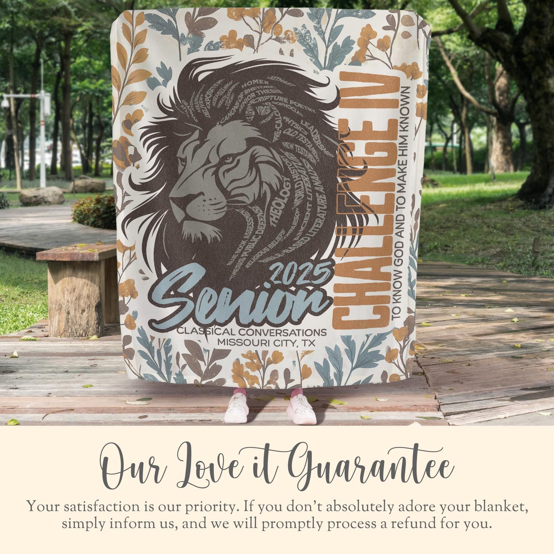 Personalized CC Challenge IV Minky Blanket Gift For CC Challenge 4 Director Cozy Blanket Class Of 2025 Gift Classical Conversations Blanket