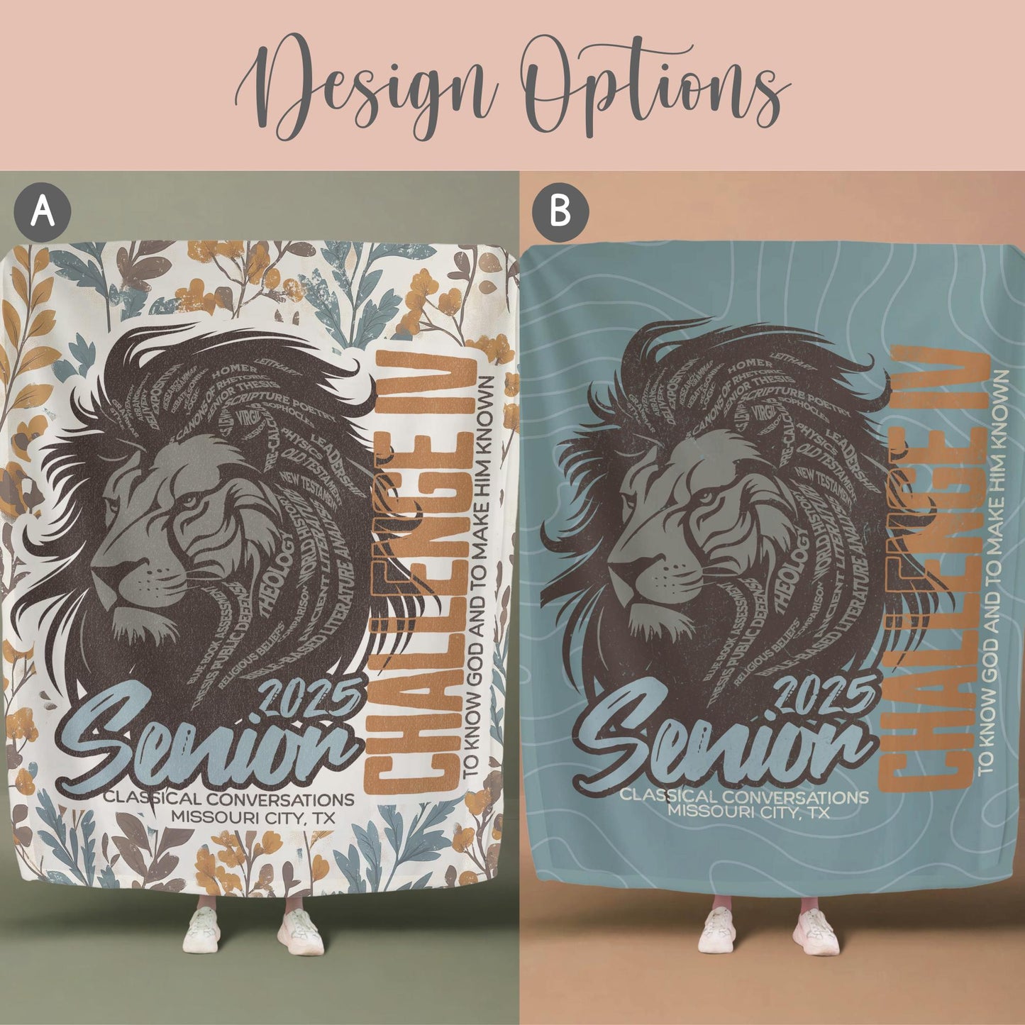 Personalized CC Challenge IV Minky Blanket Gift For CC Challenge 4 Director Cozy Blanket Class Of 2025 Gift Classical Conversations Blanket