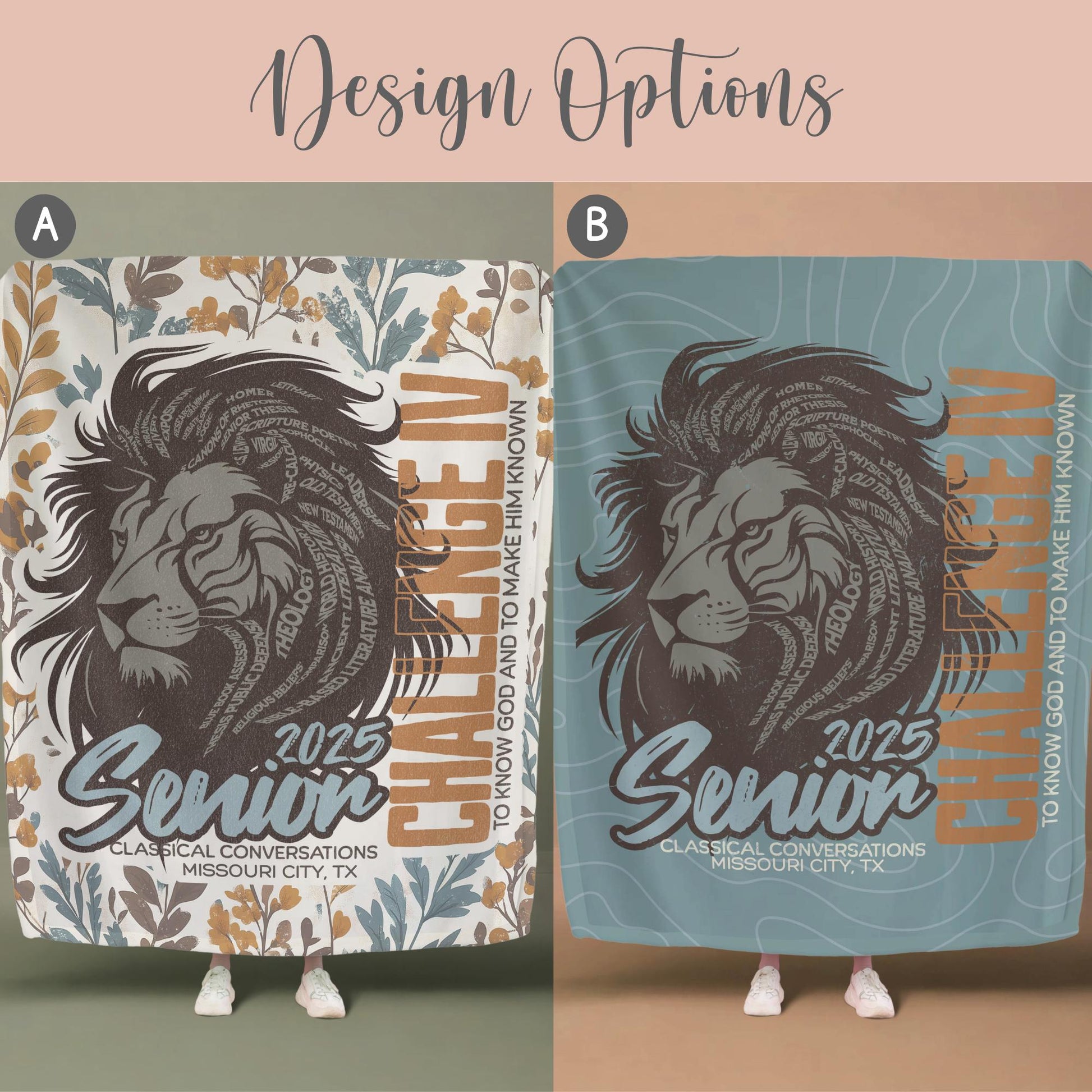 Personalized CC Challenge IV Minky Blanket Gift For CC Challenge 4 Director Cozy Blanket Class Of 2025 Gift Classical Conversations Blanket
