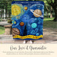 Personalized Cycle 2 Van Gogh Planets Minky Blanket Gift For Cycle 2 Plush Blanket Classical Conversations Tutor Velveteen Blanket CC Throw