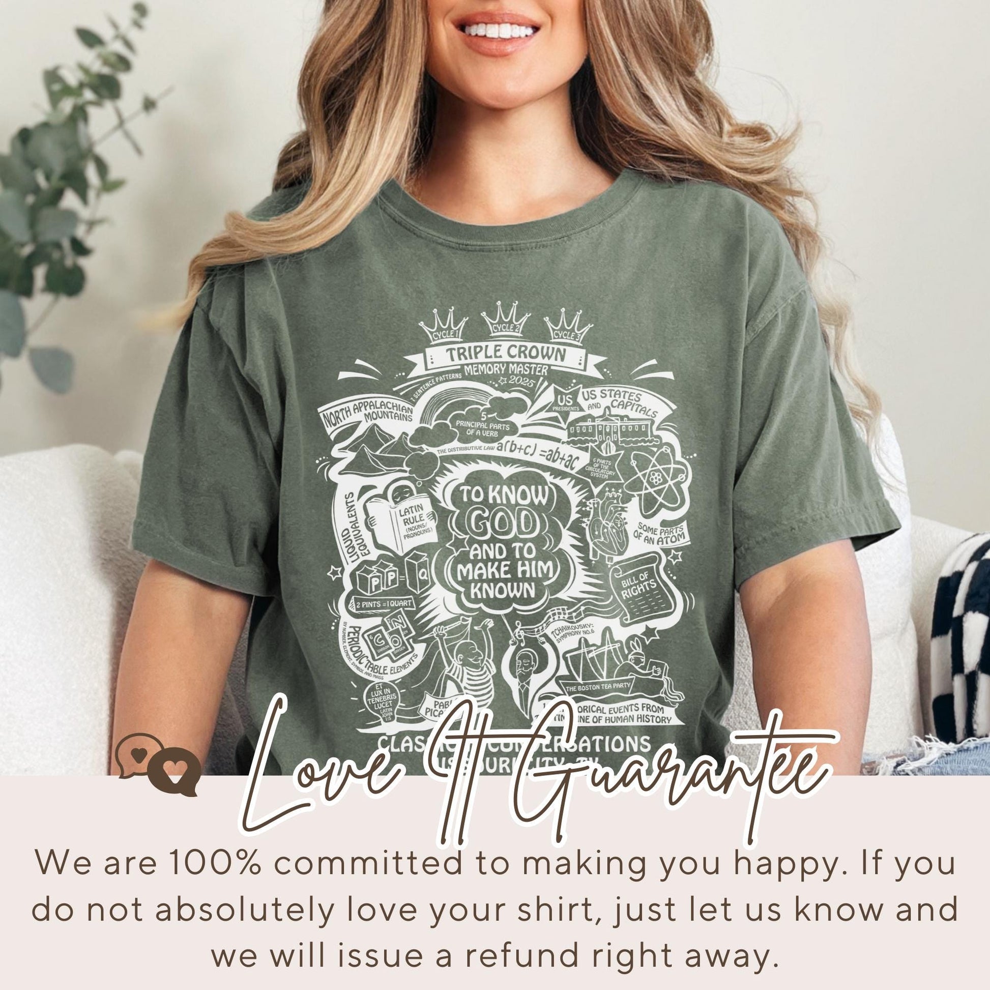 Personalized Triple Crown Memory Master Shirt Gift For Triple Crown Memory Master Tee Classical Conversations Year End Gift CC Student Prize